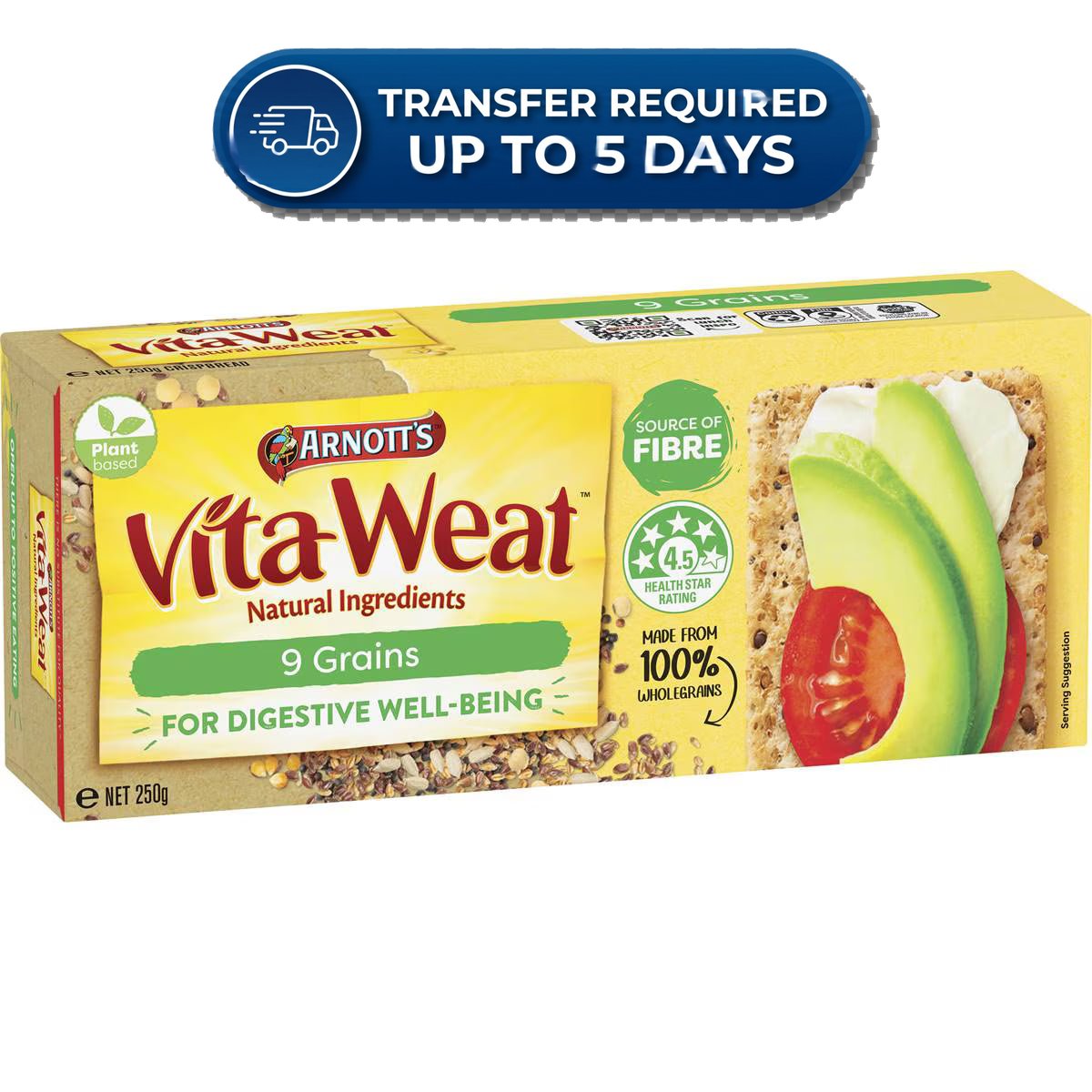 Arnott's Vita Weat 9 Grain Crispbreads 250g -(Extended Dispatch)