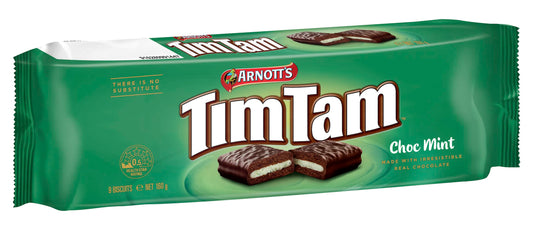Arnott's Tim Tam Choc Mint 165g