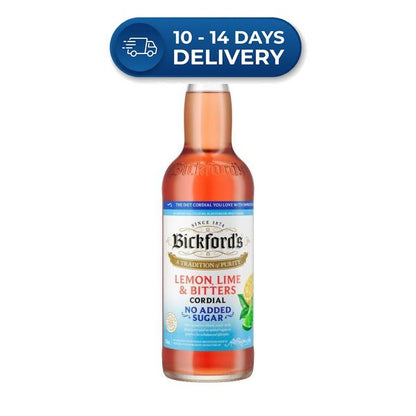 Bickford's No Added Sugar Lemon Lime & Bitters 750mL -(Extended Dispatch)