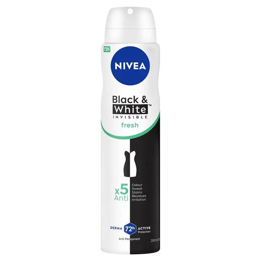 Nivea Deo Aero Female Black And White Fresh | 250mL