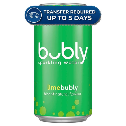 Bubly Sparkling Water Cans Lime 375mL -(Extended Dispatch)