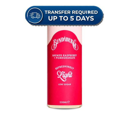 Bundaberg Refreshingly Light Sparkling Drink Pomegranate & Raspberry 250mL -(Extended Dispatch)