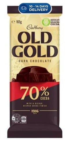 Cadbury Block Old Gold 70% Cocoa 165g (Comptition) -(Extended Dispatch)