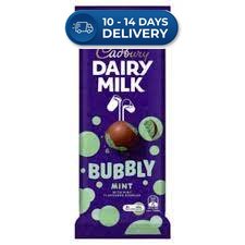 Cadbury Block Bubbly Mint 160g -(Extended Dispatch)