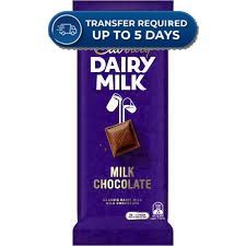 Cadbury Block Dairy Milk Chocolate 180g -(Extended Dispatch)