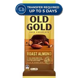 Cadbury Block Old Gold Roast Almond 180g -(Extended Dispatch)