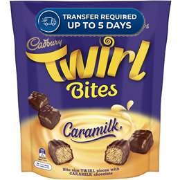 Cadbury Bites Twirl Caramilk 130g -(Extended Dispatch)