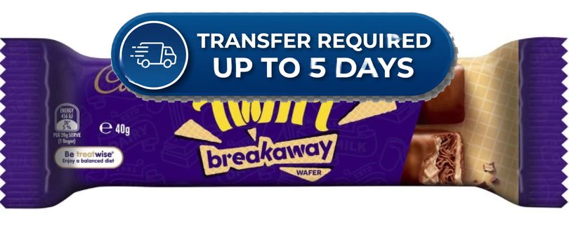 Cadbury Bar Twirl Breakaway 40g -(Extended Dispatch)
