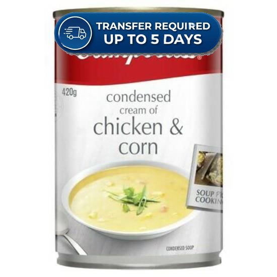 Campbell's Soup Condensed Cream of Chicken & Corn 420g -(Extended Dispatch)