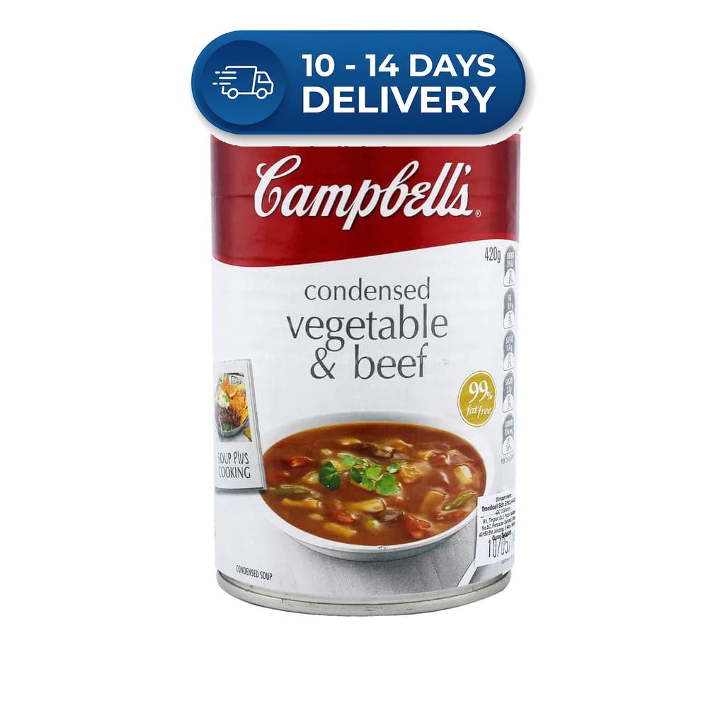 Campbell's Soup Condensed Vegetable & Beef 420g -(Extended Dispatch)