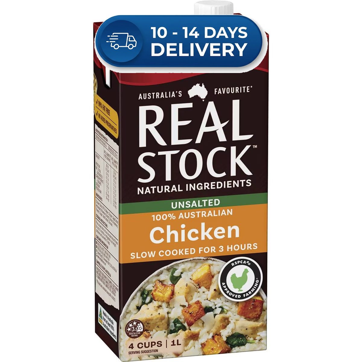 Campbell's Real Stock Chicken Unsalted 1L -(Extended Dispatch)