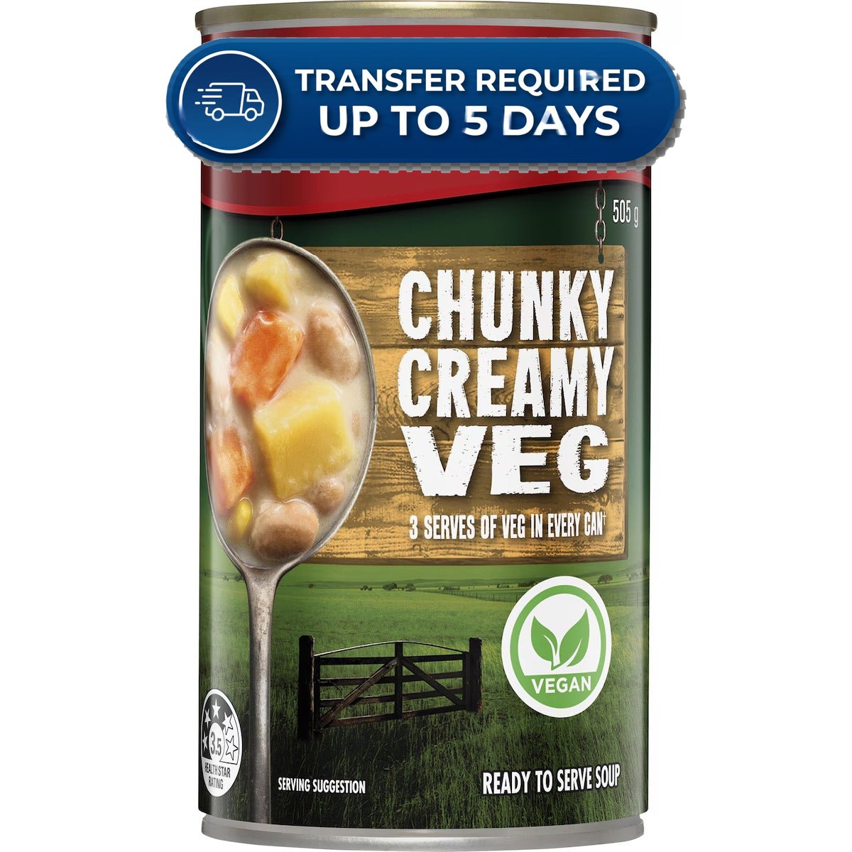 Campbell's Soup Chunky Creamy Veg 505g -(Extended Dispatch)