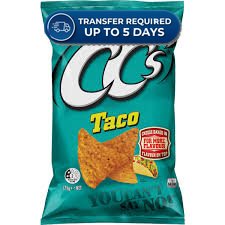 CC's Corn Chips Taco 175g -(Extended Dispatch)