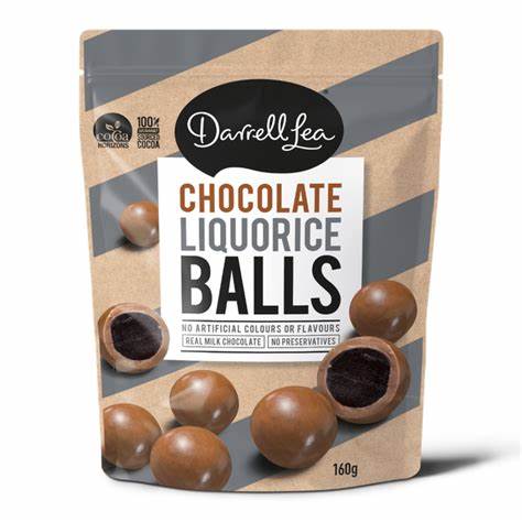 Darrell Lea Orange Crunchy Chocolate Balls Milk Chocolate 168g