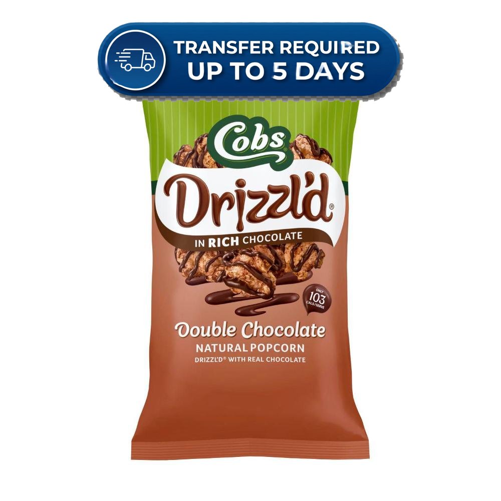 Cobs Drizzld Popcorn Double Chocolate | 118g -(Extended Dispatch)