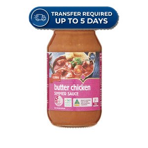 Coles Simmer Sauce Butter Chicken 485g -(Extended Dispatch)