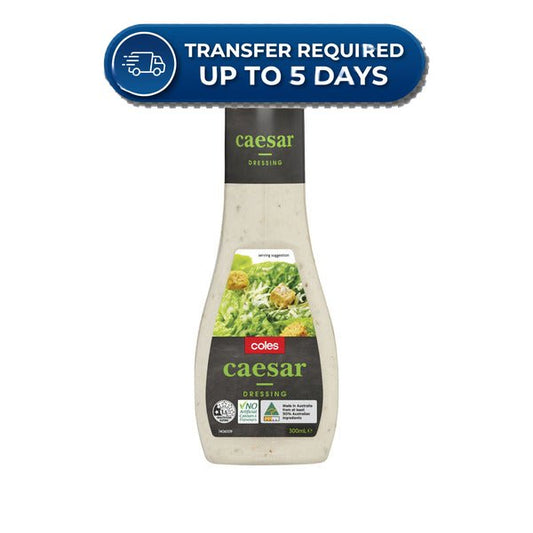 Coles Dressing Caesar 300ml -(Extended Dispatch)