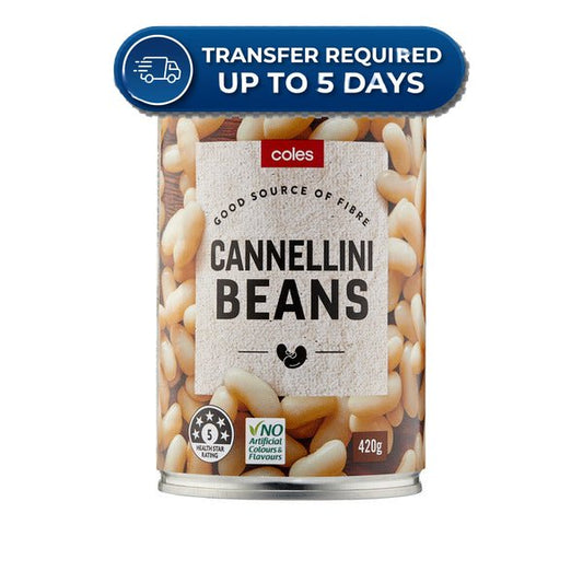 Coles Beans Cannellini Beans 420g -(Extended Dispatch)