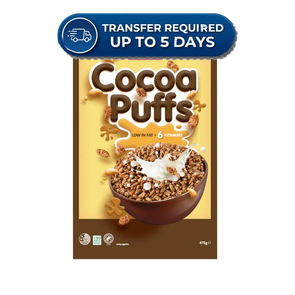 Coles Cereal Cocoa Puffs 475g -(Extended Dispatch)