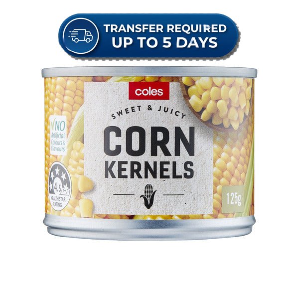 Coles Corn Kernels 125g -(Extended Dispatch)