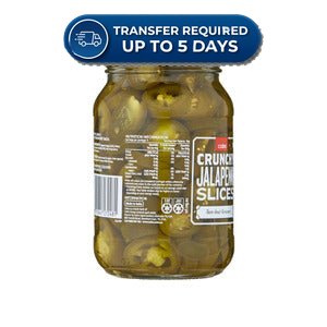 Coles Crunchy Jalapeno Slices 500g -(Extended Dispatch)