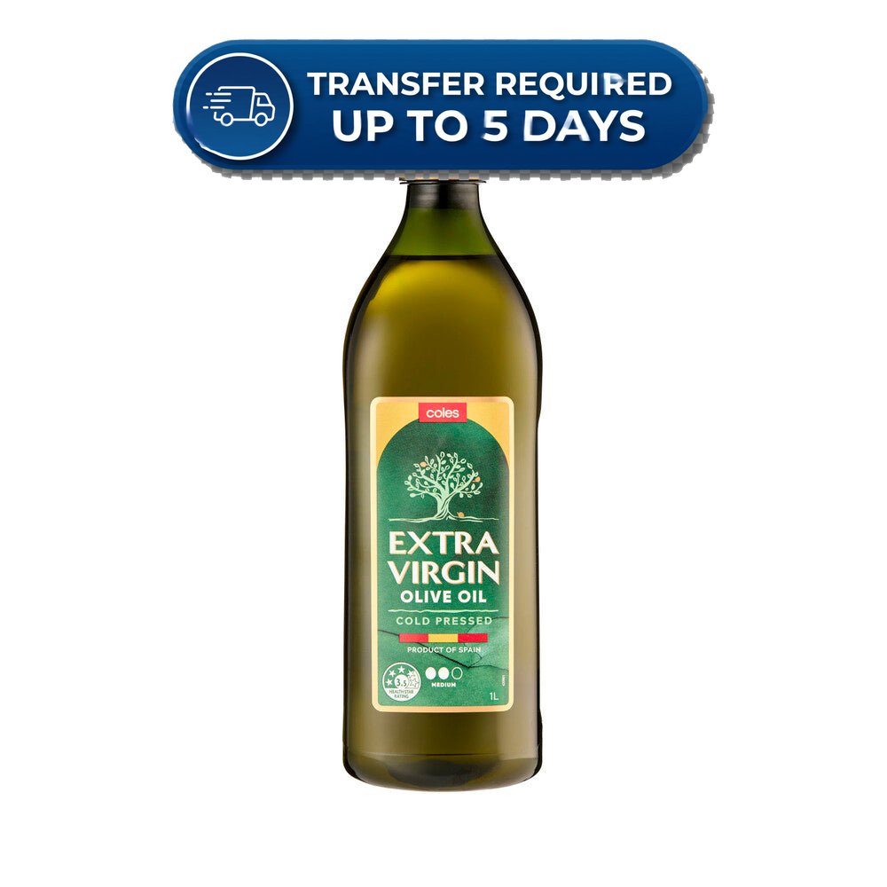 Coles Extra Virgin Olive Oil  1L -(Extended Dispatch)