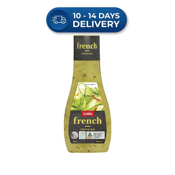 Coles Dressing French 300ml -(Extended Dispatch)