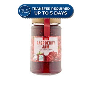 Coles Jam Raspberry 450g -(Extended Dispatch)