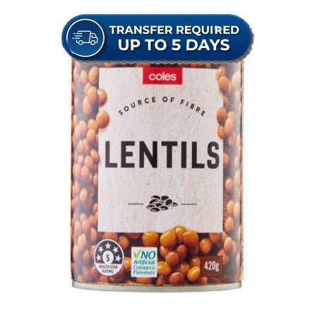 Coles Beans Lentils 420g -(Extended Dispatch)