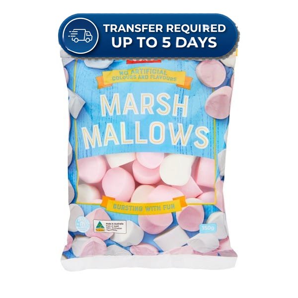 Coles Marshmallows 150g -(Extended Dispatch)