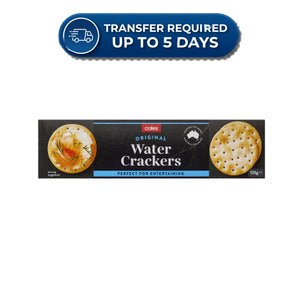 Coles Crackers Water Original 125g -(Extended Dispatch)
