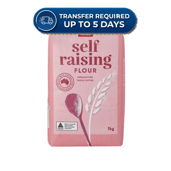 Coles White Self Raising Flour 1kg -(Extended Dispatch)
