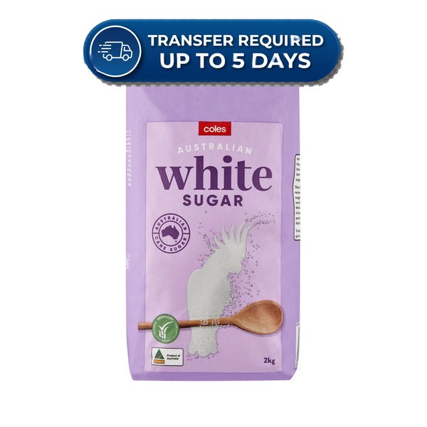 Coles Sugar White 2kg -(Extended Dispatch)