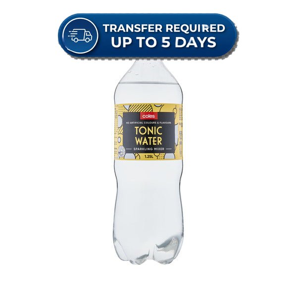 Coles Tonic Water 1.25L -(Extended Dispatch)