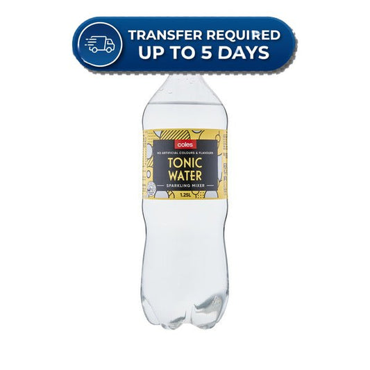 Coles Tonic Water 1.25L -(Extended Dispatch)