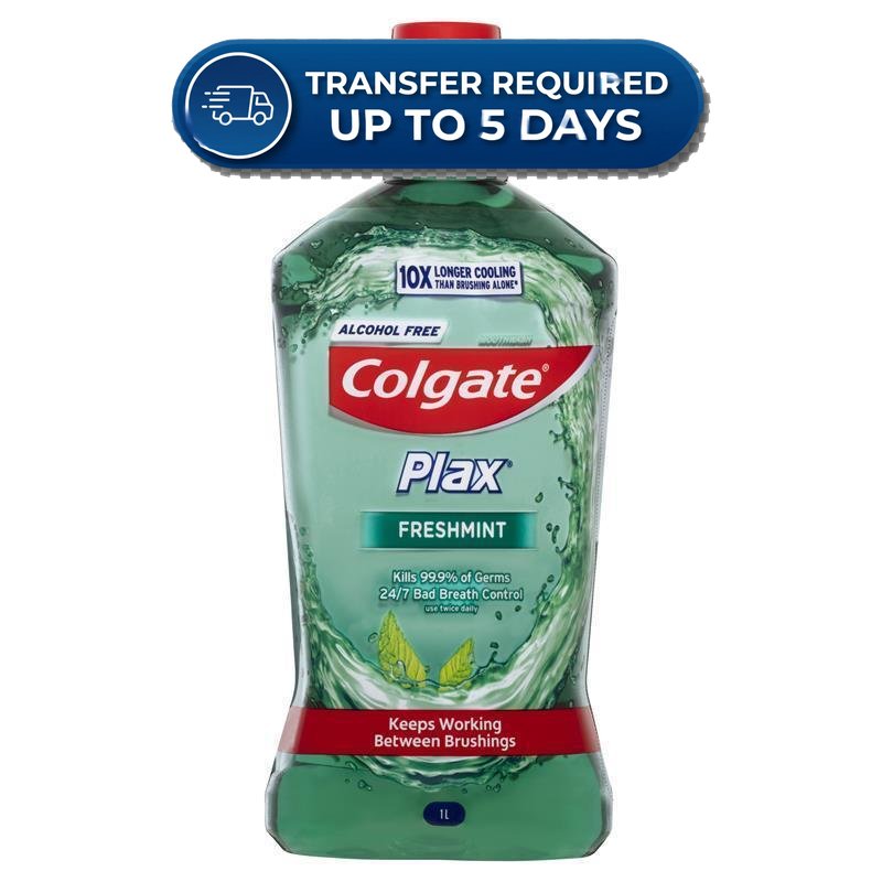 Colgate Mouthwash Freshmint Alcohol Free - Plax 500ml -(Extended Dispatch)