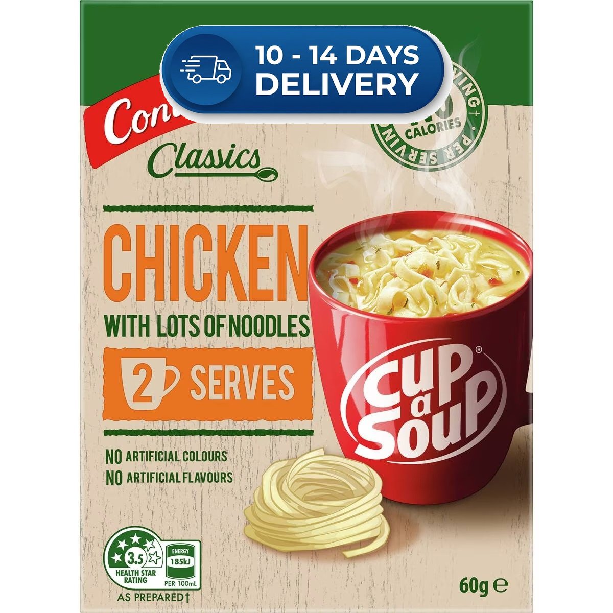 Continental Cup A Soup Chicken With Lots of Noodles Serves 2  60g -(Extended Dispatch)