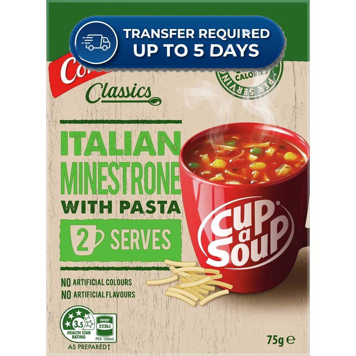 Continental Cup A Soup Italian Minestrone 75g -(Extended Dispatch)