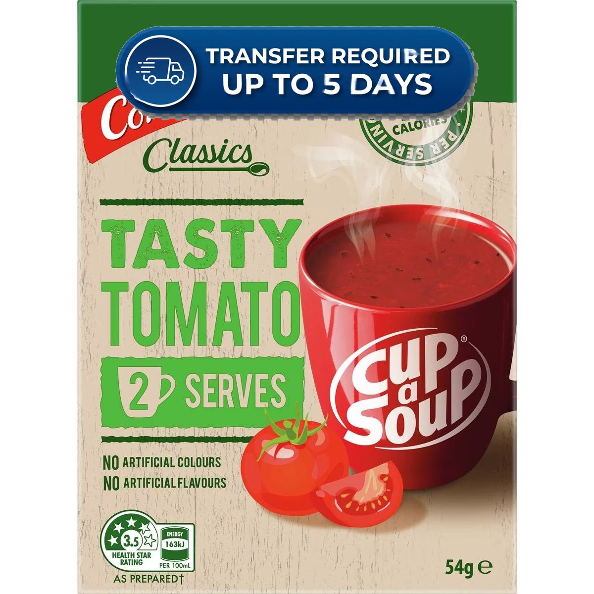 Continental Cup A Soup Tasty Tomato (2pk) 54g -(Extended Dispatch)
