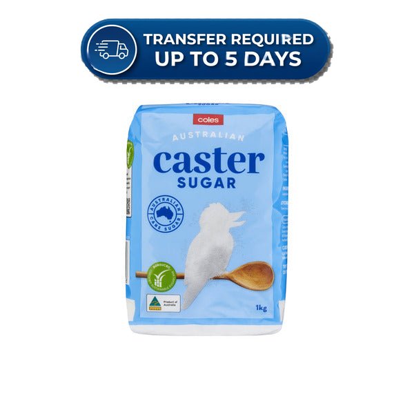 Coles Sugar Caster 1kg -(Extended Dispatch)