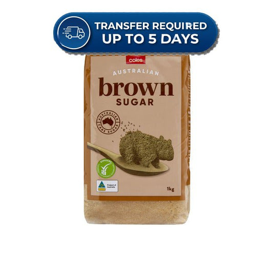 Coles Sugar Brown 1kg -(Extended Dispatch)