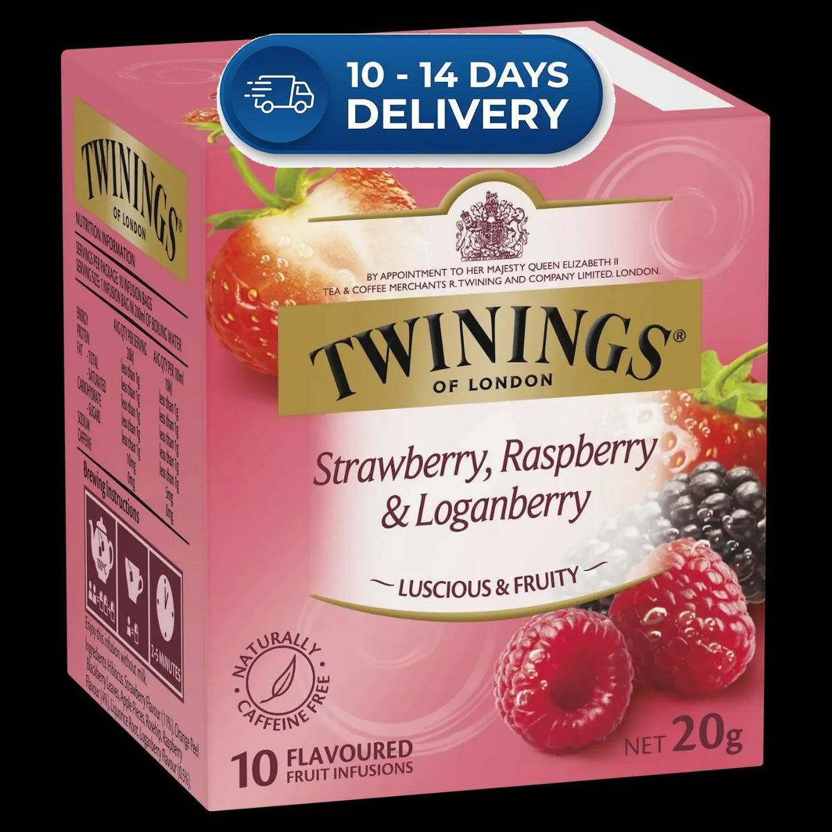 Twinings Strawberry, Raspberry & Loganberry (10pk) 20g -(Extended Dispatch)