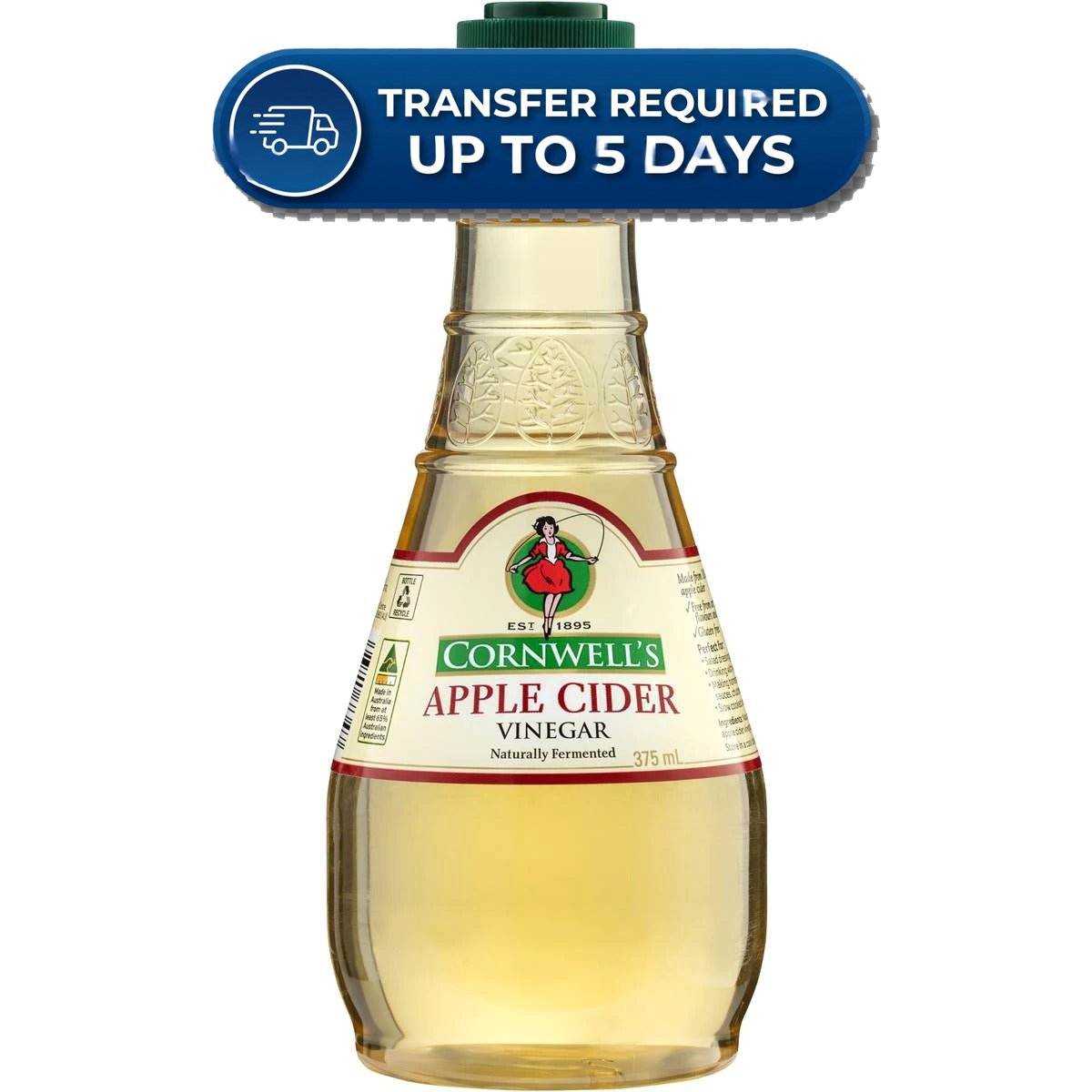 Cornwell's Apple Cider Vinegar 375ml -(Extended Dispatch)