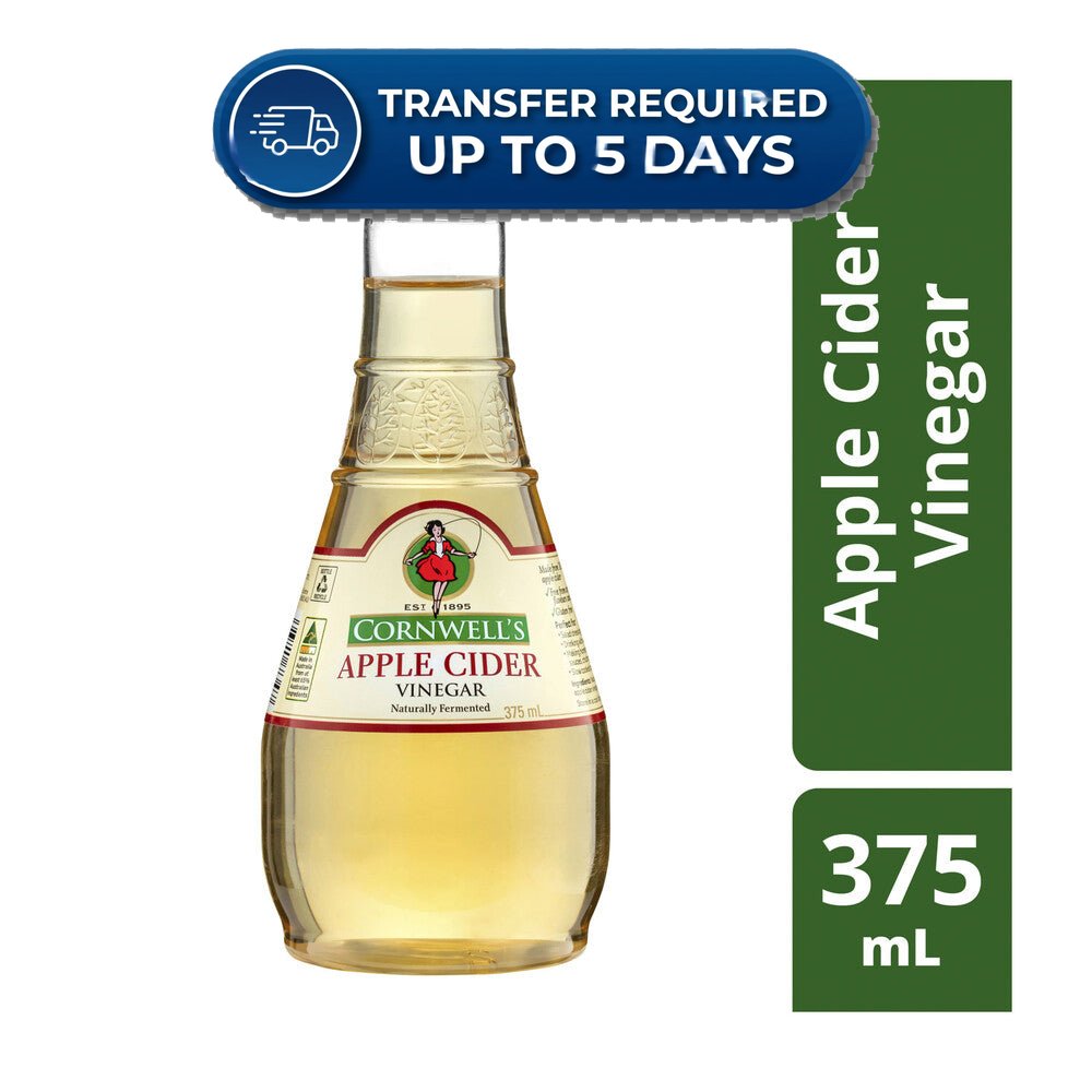 Cornwell's Apple Cider Vinegar 375ml -(Extended Dispatch)