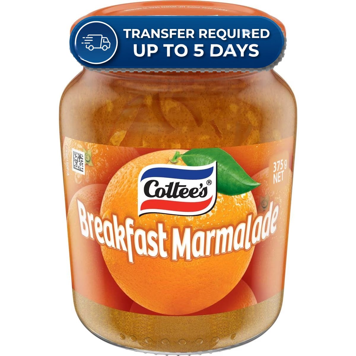 Cottee's Jam Breakfast Marmalade 375g -(Extended Dispatch)