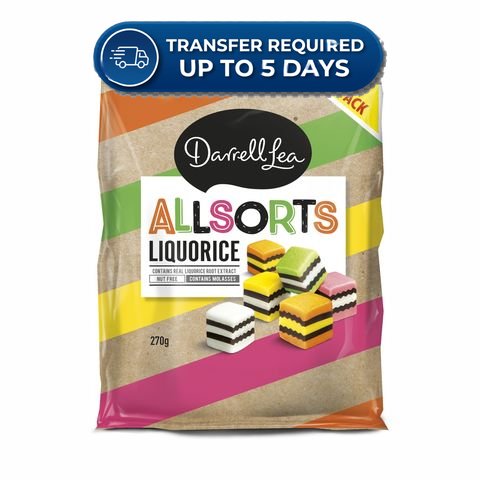 Darrell Lea Allsorts Liquorice 270g -(Extended Dispatch)
