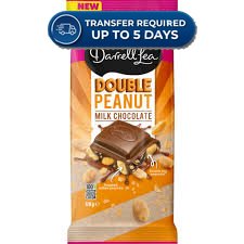 Darrell Lea Double Peanut Milk Chocolate Block 170g -(Extended Dispatch)