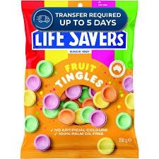 Life Savers Fruit Tingles 150g -(Extended Dispatch)