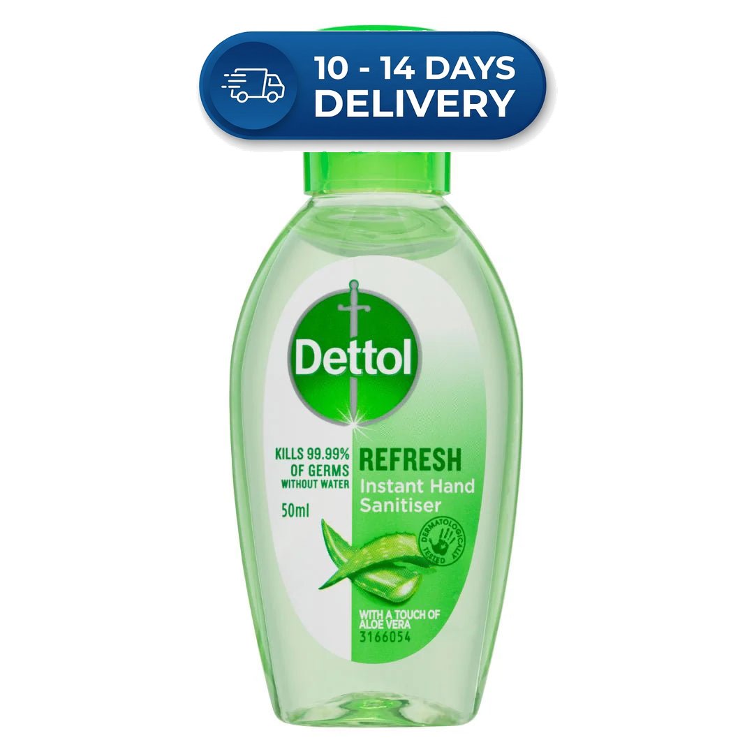 Dettol Liquid Antibacterial Instant Hand Sanitiser Refresh 50mL -(Extended Dispatch)