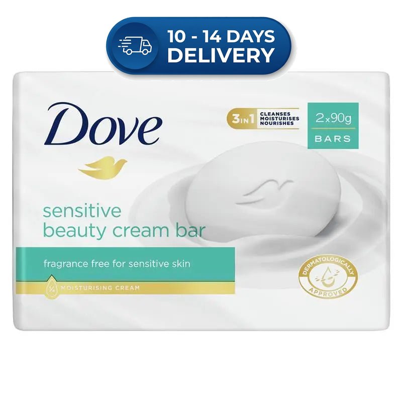 Dove Beauty Cream Bar Sensitive 90g x 2 pack -(Extended Dispatch)